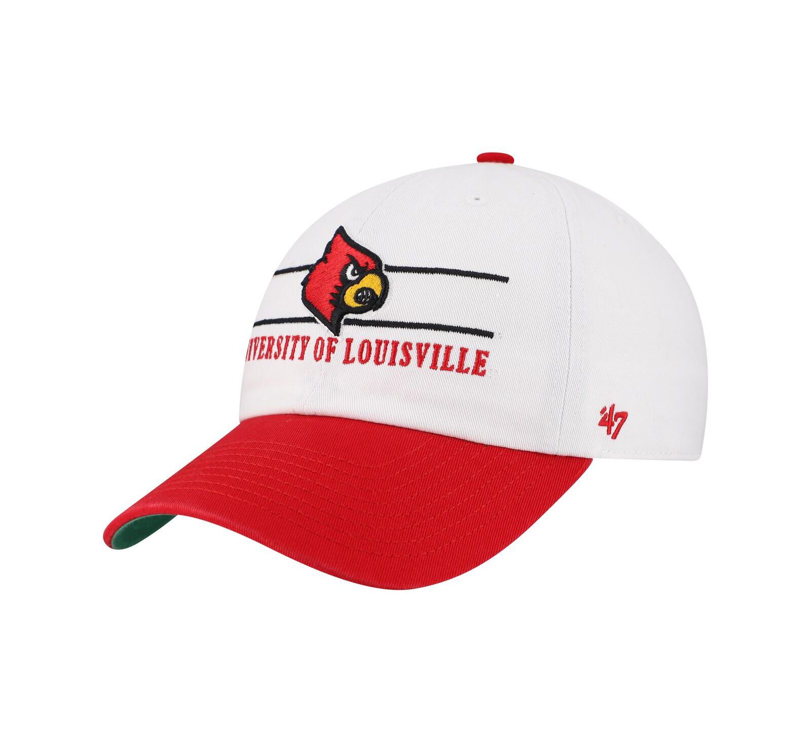 Мужская кепка '47 Brand Louisville Cardinals Gridiron Clean Up Adjustable