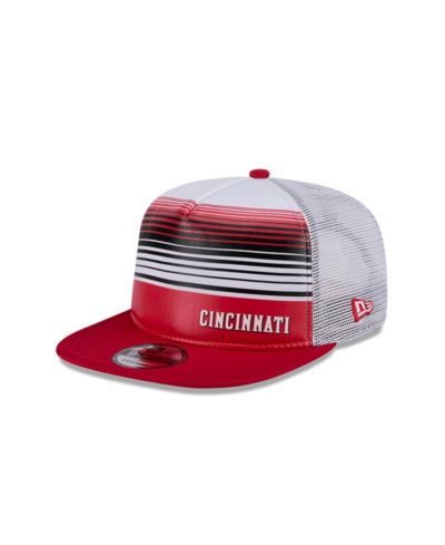 Мужская кепка New Era Red Cincinnati Reds Team Horizon 9FIFTY A-Frame Trucker Snapback