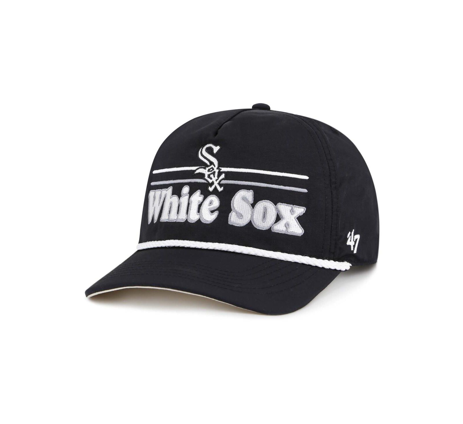 Регулируемая кепка '47 Brand Chicago White Sox Camp Scape Hitch для мужчин, черная