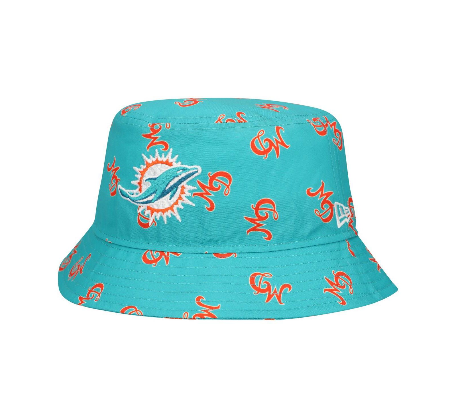 New Era Men's Aqua Miami Dolphins City Originals Bucket Hat