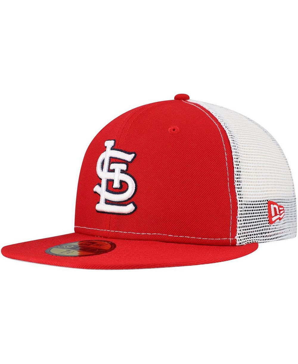 Мужская кепка New Era 59FIFTY Trucker Fitted, красная, St. Louis Cardinals