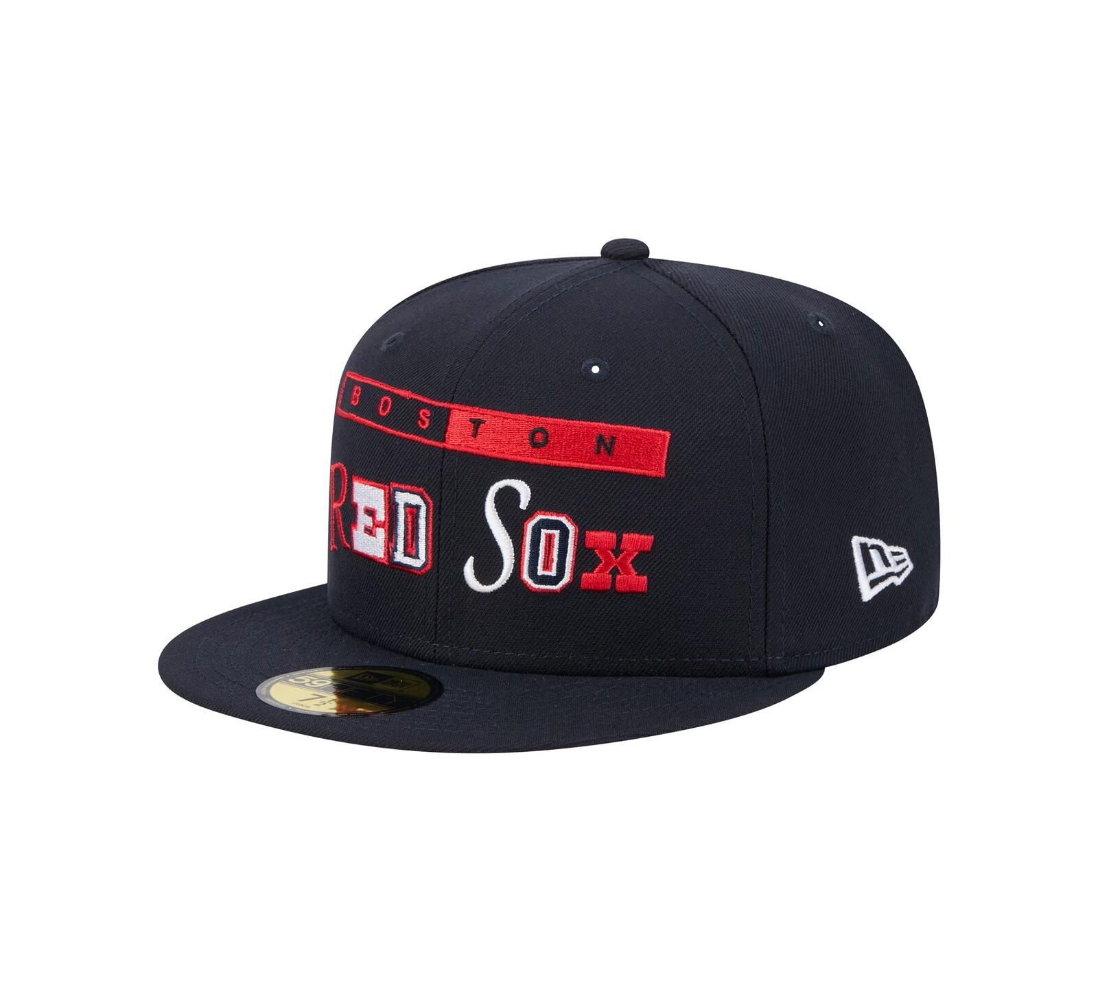 Мужская кепка New Era Navy Boston Red Sox Ransom 59FIFTY Fitted