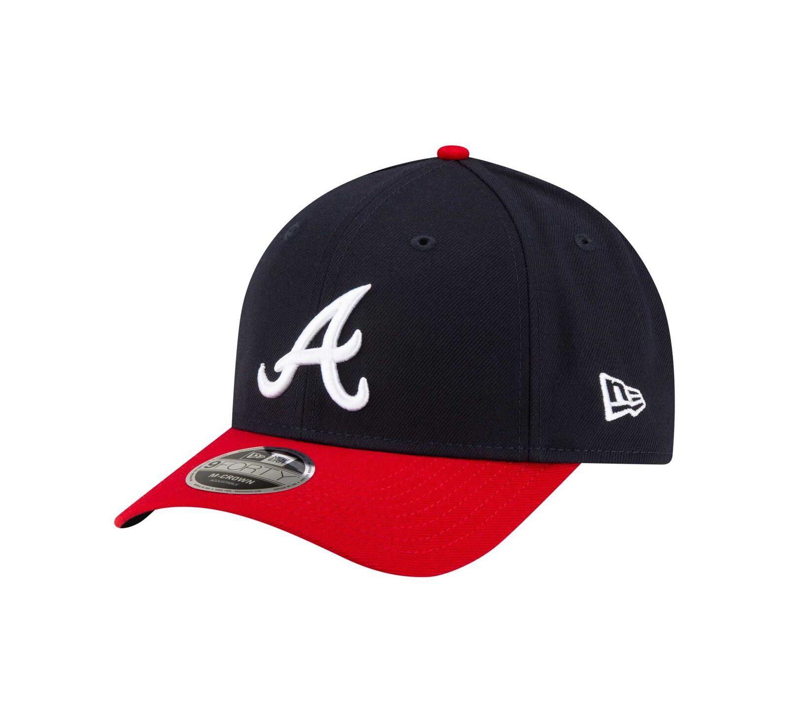 Мужская кепка New Era Atlanta Braves Player Replica 9FORTY Navy