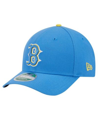Мужская кепка New Era Men's Light Blue Boston Red Sox Player Replica 9FORTY