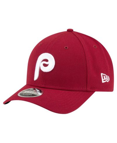 Кепка New Era Men's Philadelphia Phillies Player Replica 9FORTY, бордовая
