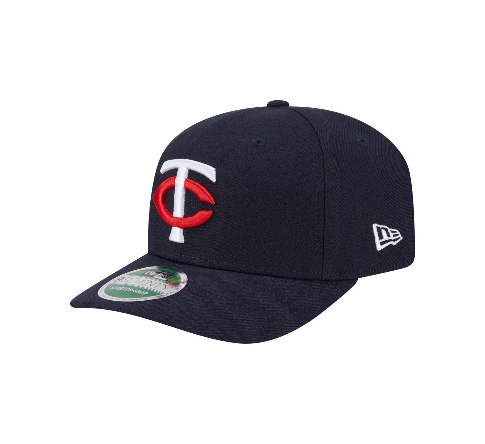 New Era Men's Navy Minnesota Twins Player Replica 9SEVENTY Adjustable Hat