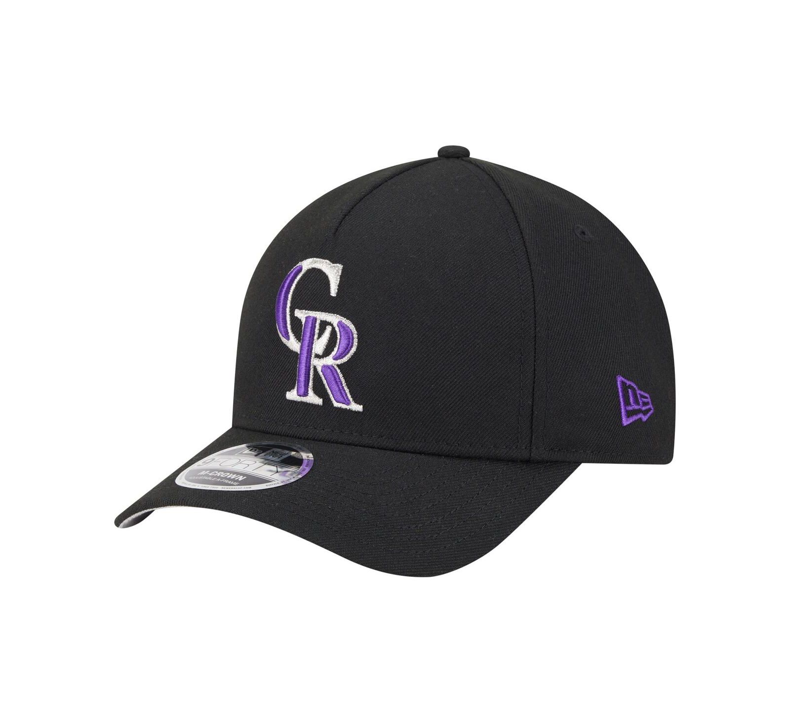 Мужская кепка New Era Black Colorado Rockies 9FORTY M-Crown Adjustable