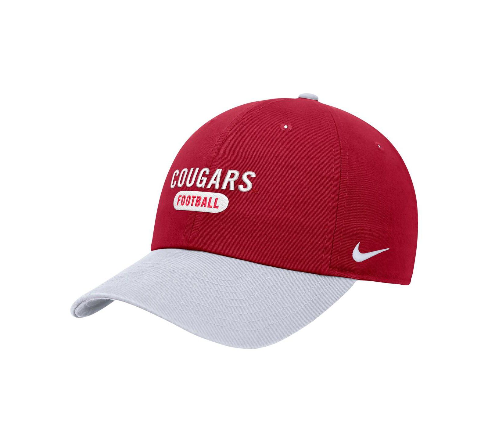 Nike Men's Crimson Washington State Cougars Color Block Club Adjustable Hat
