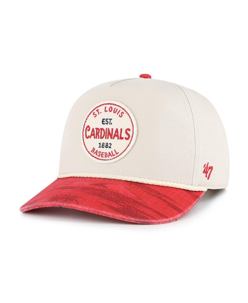 '47 Brand Мужская регулируемая кепка St. Louis Cardinals Fiji Rope Hitch Cream/Red
