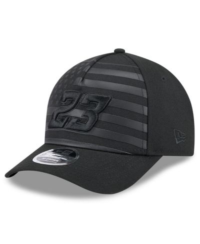 New Era Men's Black Bubba Wallace American Flag 9FORTY M-Crown A-Frame Adjustable Hat