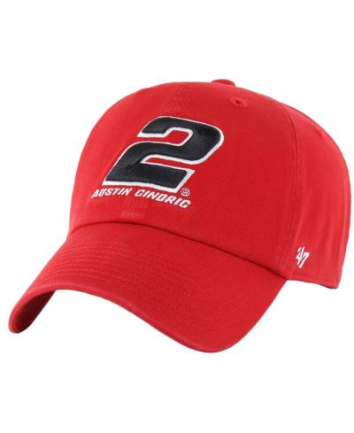 Мужская кепка '47 Brand Red Austin Cindric Clean Up Adjustable