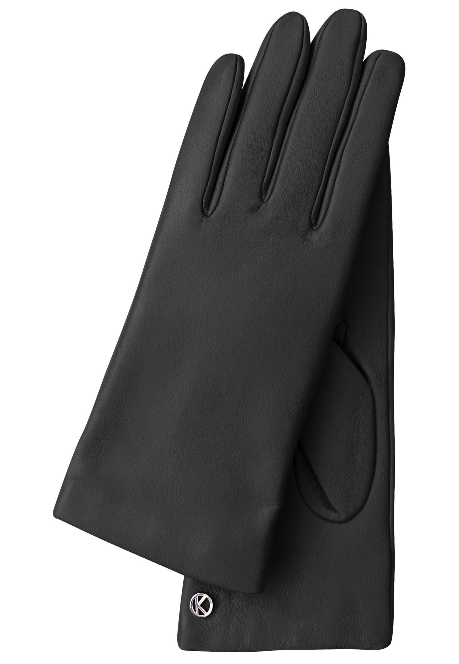 Женские удлиненные перчатки KESSLER Premium Lamb Leather Touchscreen со стилем Lola Long и подкладкой из кашемира