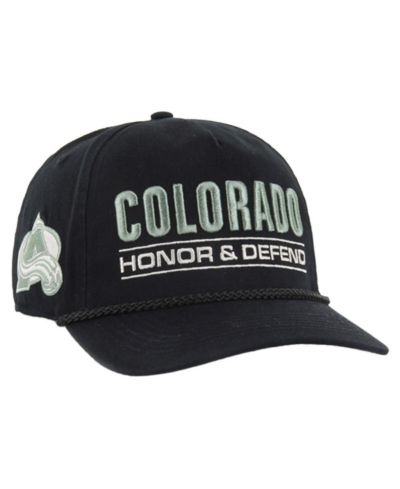 '47 Brand Men's Black Colorado Avalanche OHT Military Appreciation Homeland Honor and Defend Hitch Adjustable Hat