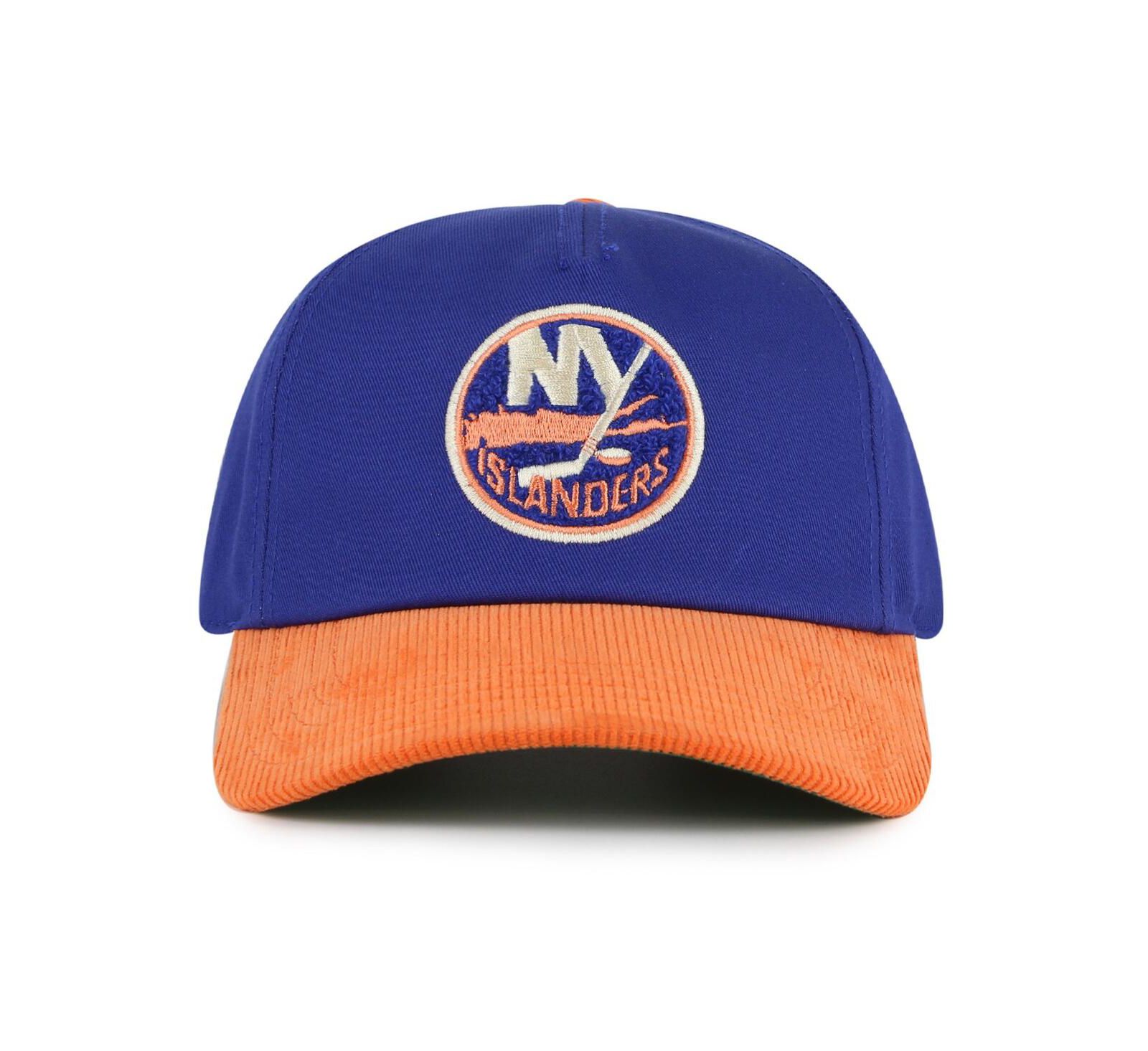 Регулируемая кепка American Needle Мужская New York Islanders Burnett, сине-оранжевая