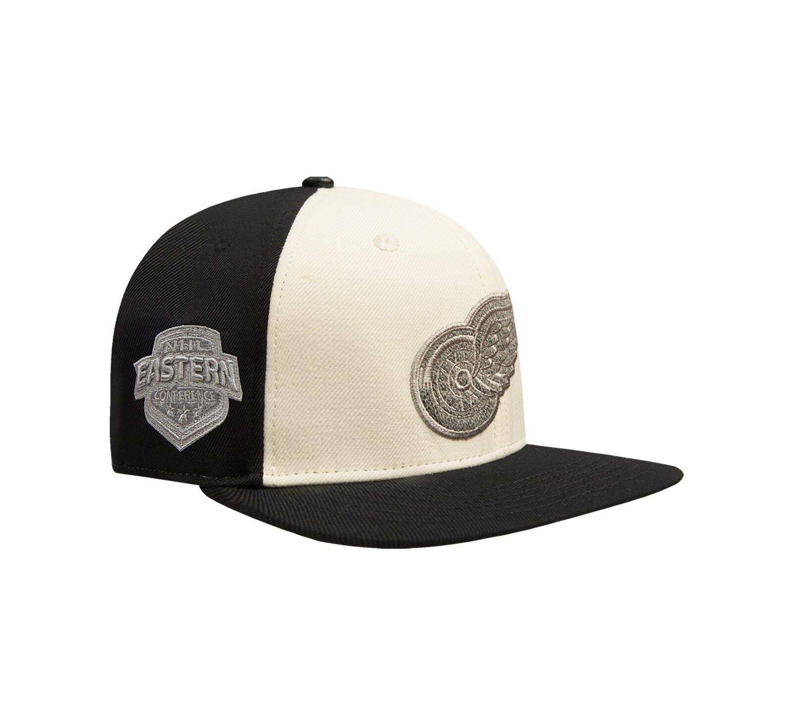 Pro Standard Men's  Cream Detroit Red Wings French Terry Snapback Hat