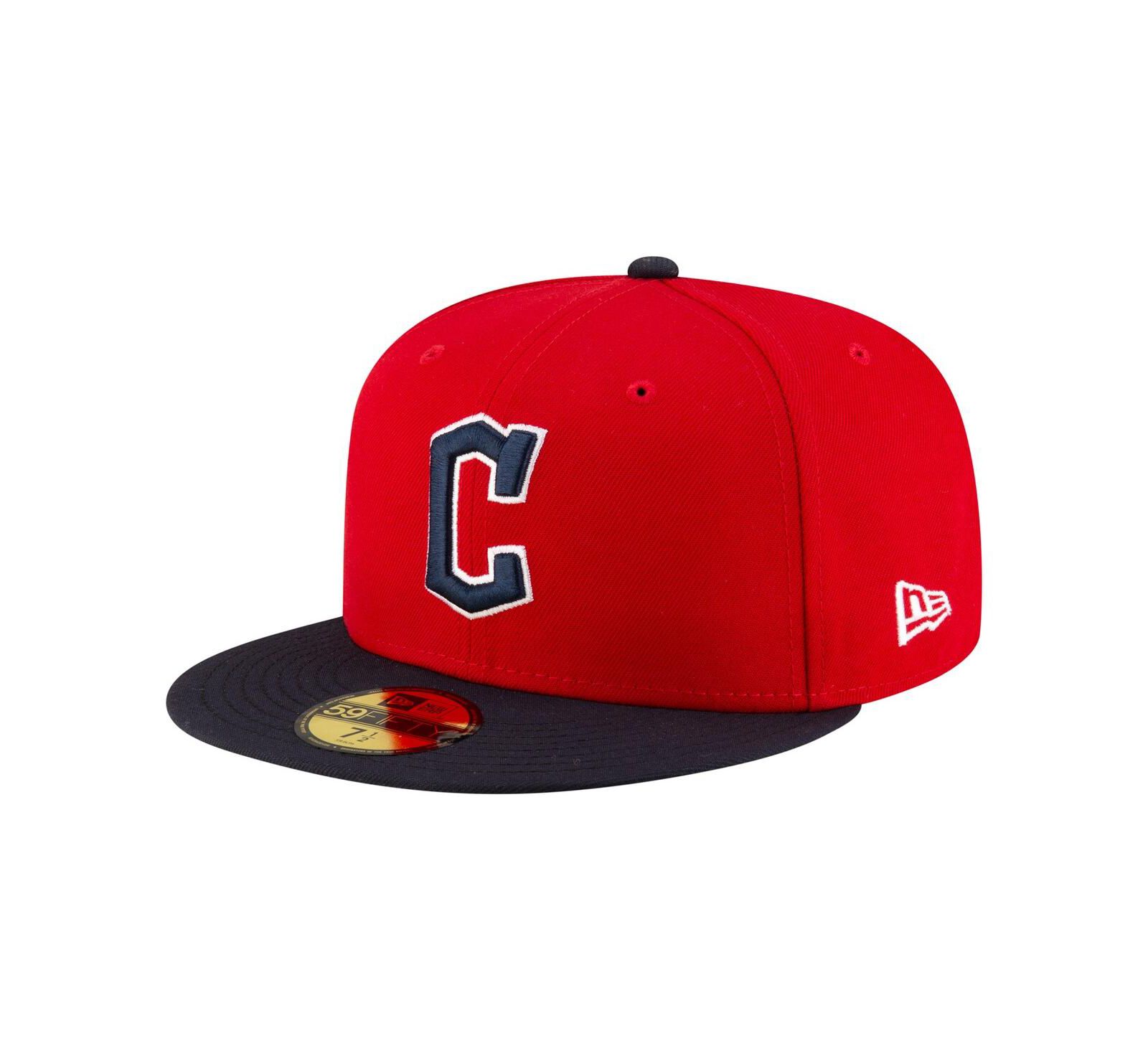 Кепка New Era Men's Red/Black Cleveland Guardians Authentic Collection On Field 59FIFTY Fitted