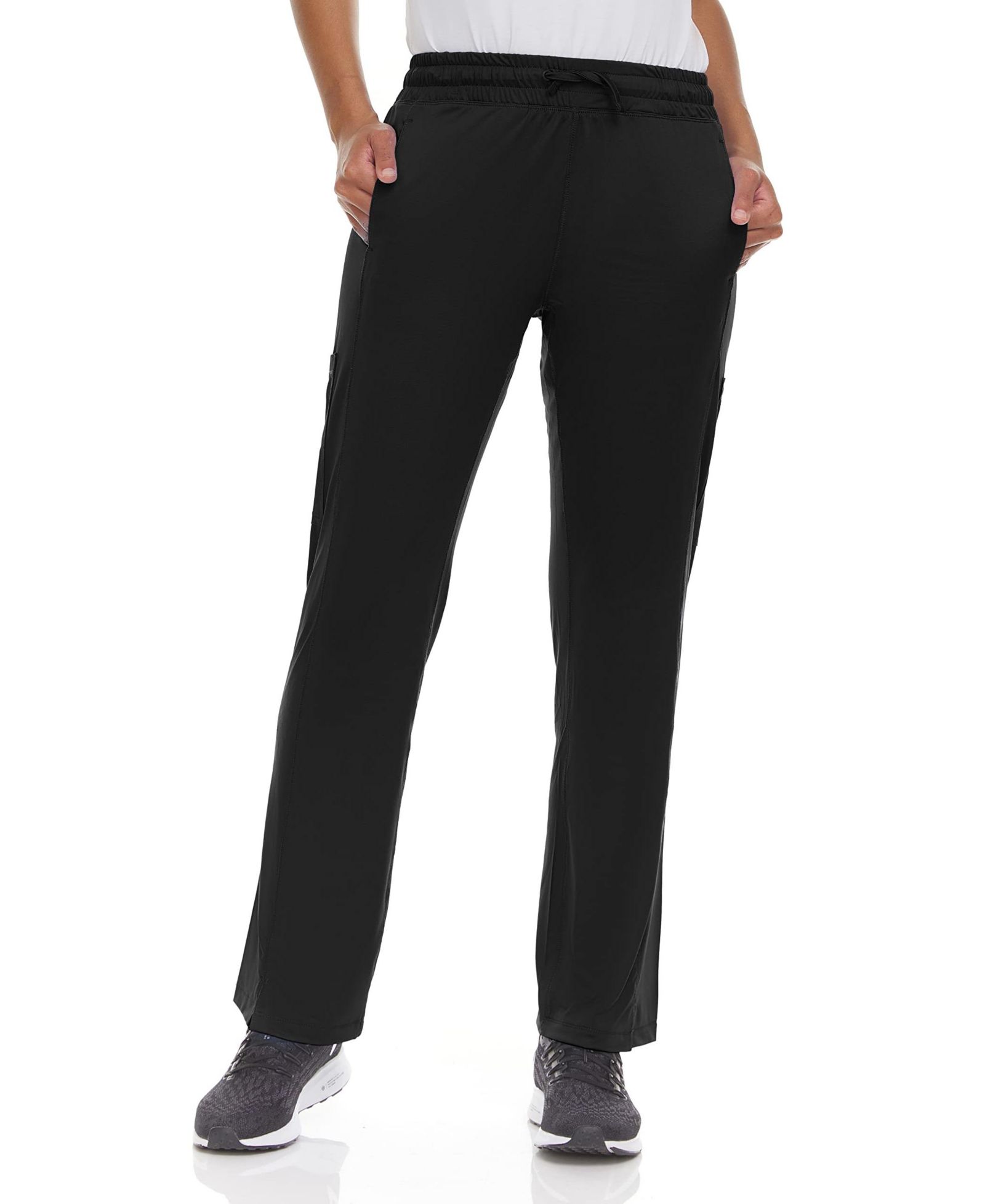 Брюки для йоги Medichic Plus Size Scrubs Mid Rise с 6 карманами
