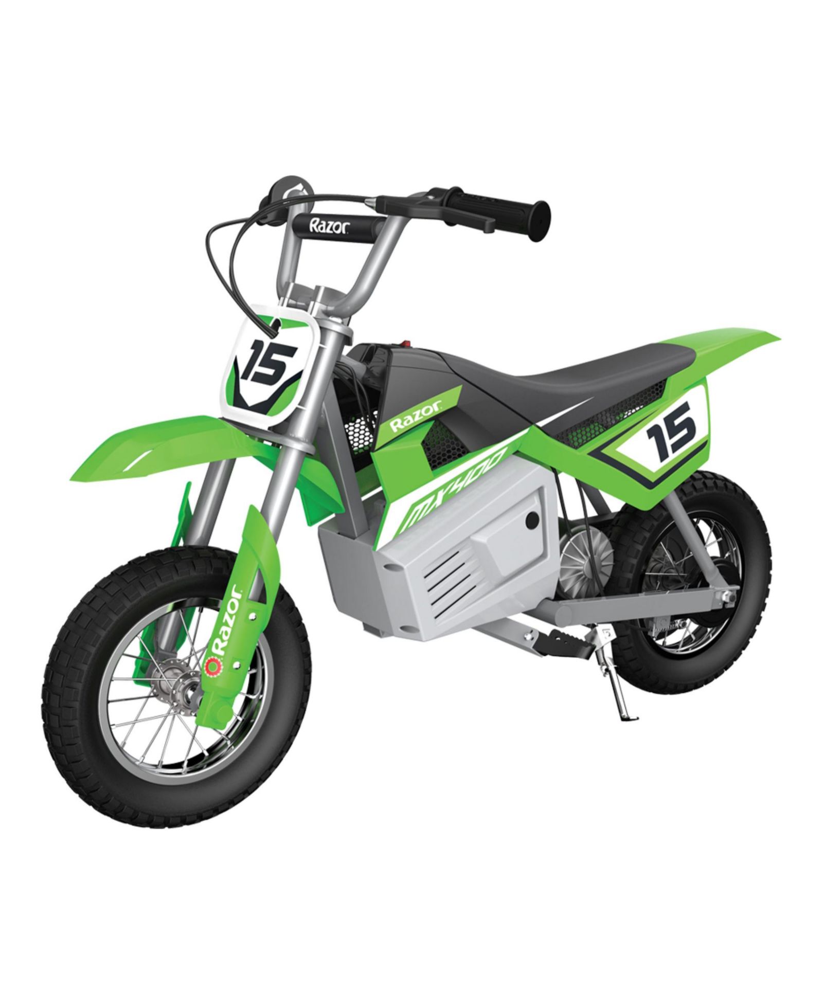Электрический игрушечный мотоцикл Razor MX400 Dirt Rocket 24V Green