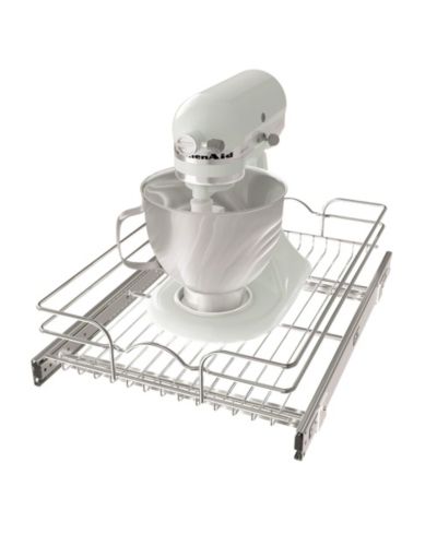 Rev-A-Shelf Pullout Single Basket Cabinet Organizer, 15 x 22, 5WB1-1522CR-1