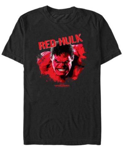 Мужская футболка Marvel Red Hulk Bust с коротким рукавом