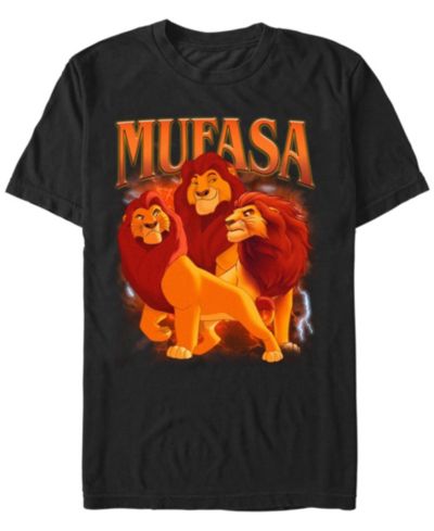 Мужская футболка Lion King Y2K Mufasa с коротким рукавом