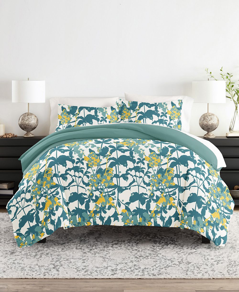 Комплект постельного белья ienjoy Home Patterned 8-Piece Comforter с пододеяльником, Full