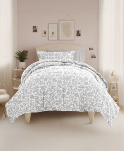 ienjoy Home Patterned Dorm 8-Piece Comforter Set, Twin XL