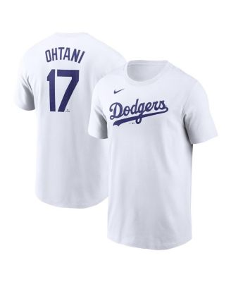 Nike Men's Shohei Ohtani White Los Angeles Dodgers 2024 Fuse Name & Number T-Shirt