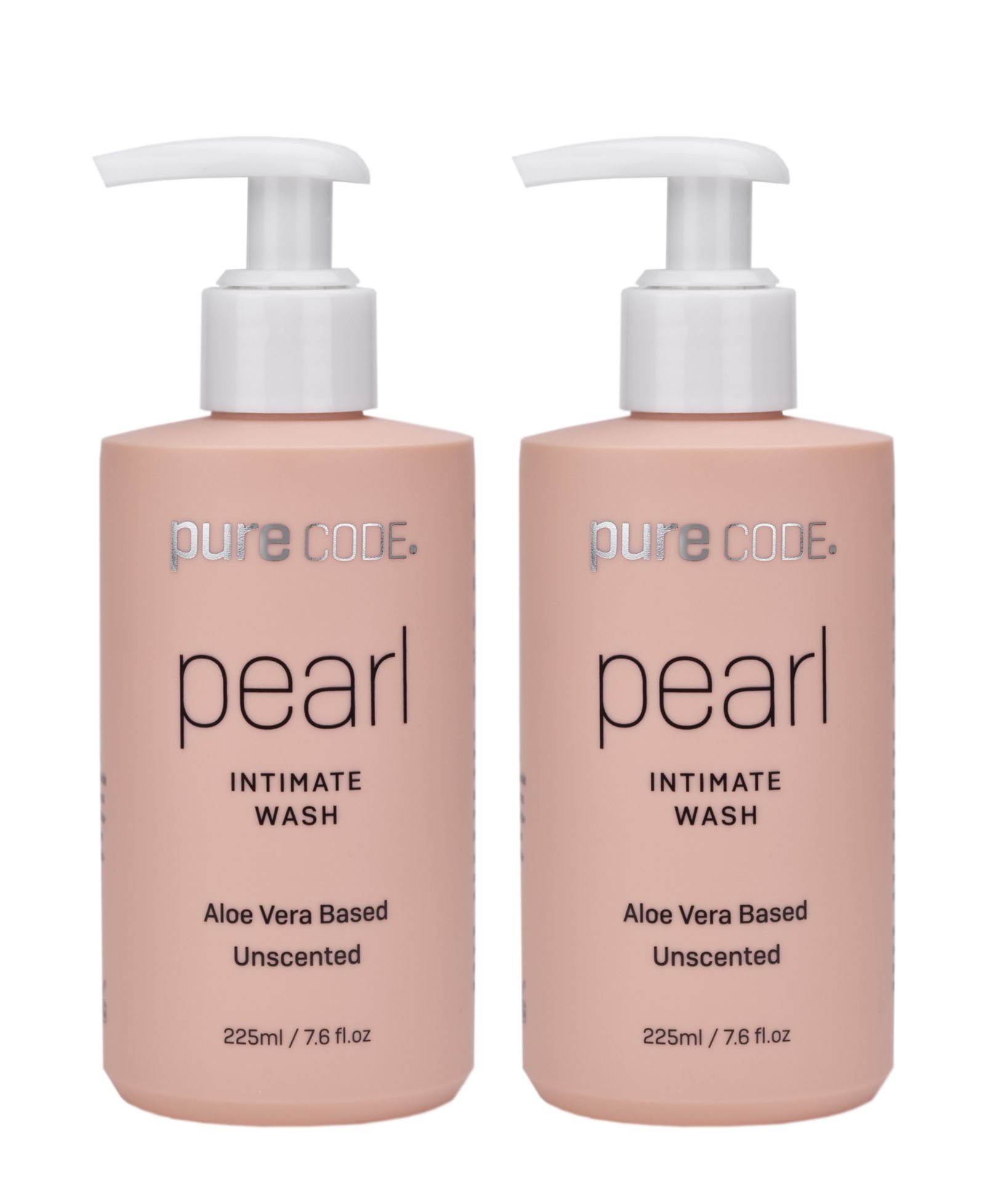 Средство для интимной гигиены PURECODE Pearl Probiotic Aloe Vera-Based-Unscented 225ml/7.6fl.oz Duo