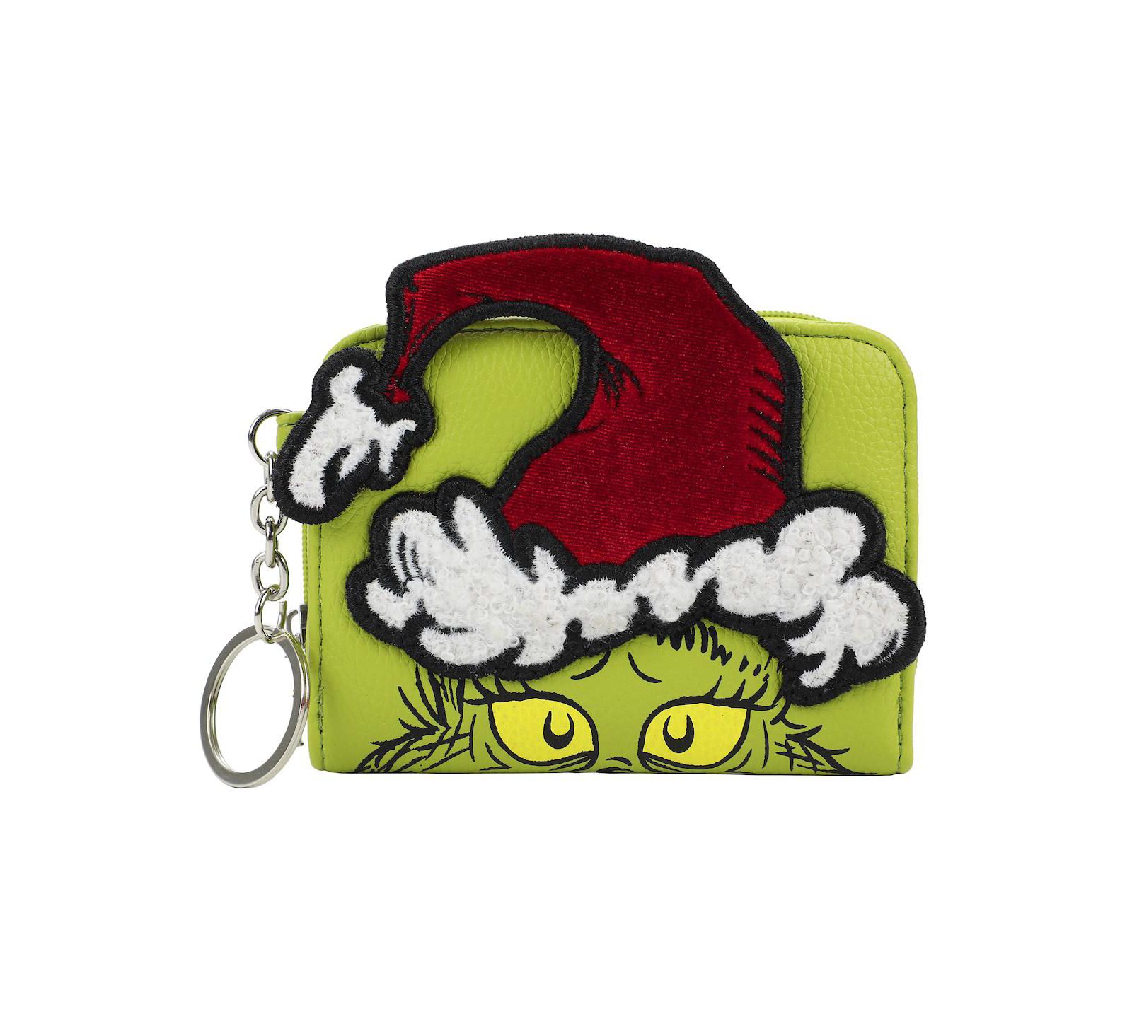 Женский кошелек The Grinch 3D Face Zip Around