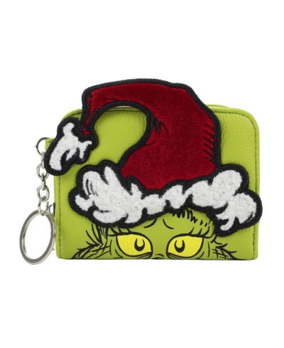 Женский кошелек The Grinch 3D Face Zip Around