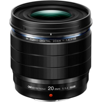 Объектив OM SYSTEM M.Zuiko Digital ED 20mm f/1.4 PRO, черный