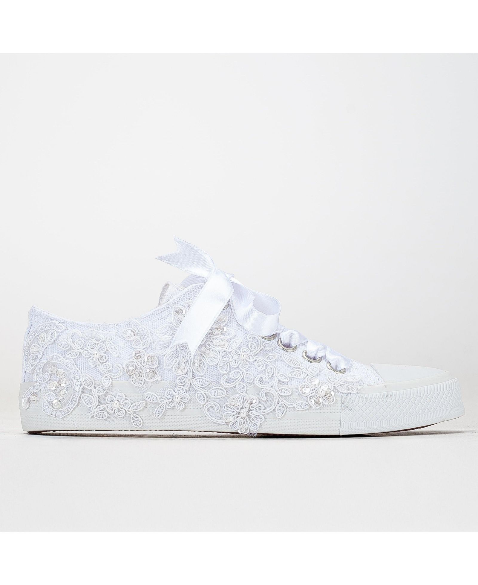 Shelby Low Top Lace Bridal Sneakers