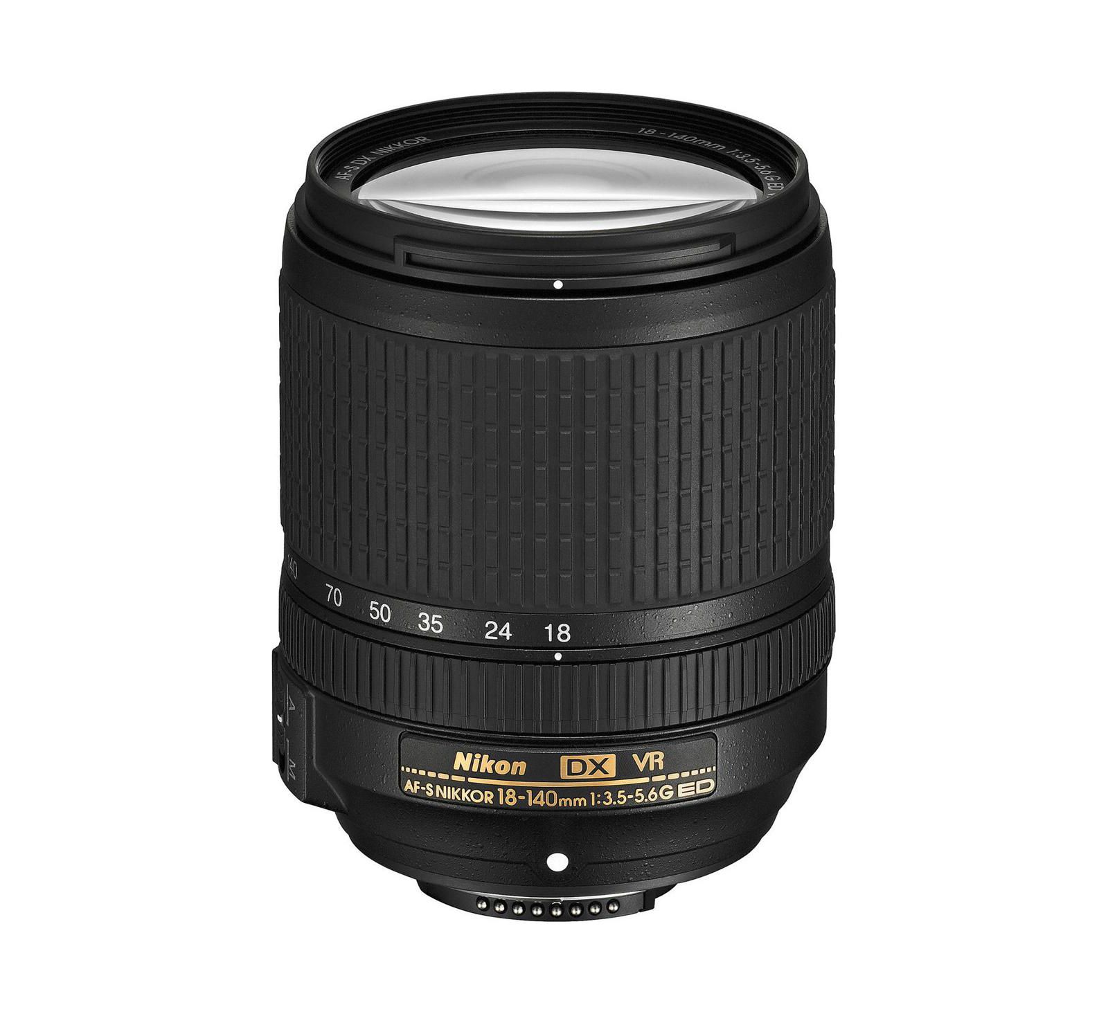Nikon AF-S DX NIKKOR 18-140mm f/3.5-5.6G ED VR Vibration Reduction Lens [Compatible with Nikon DX-Format Digital SLR Cameras]