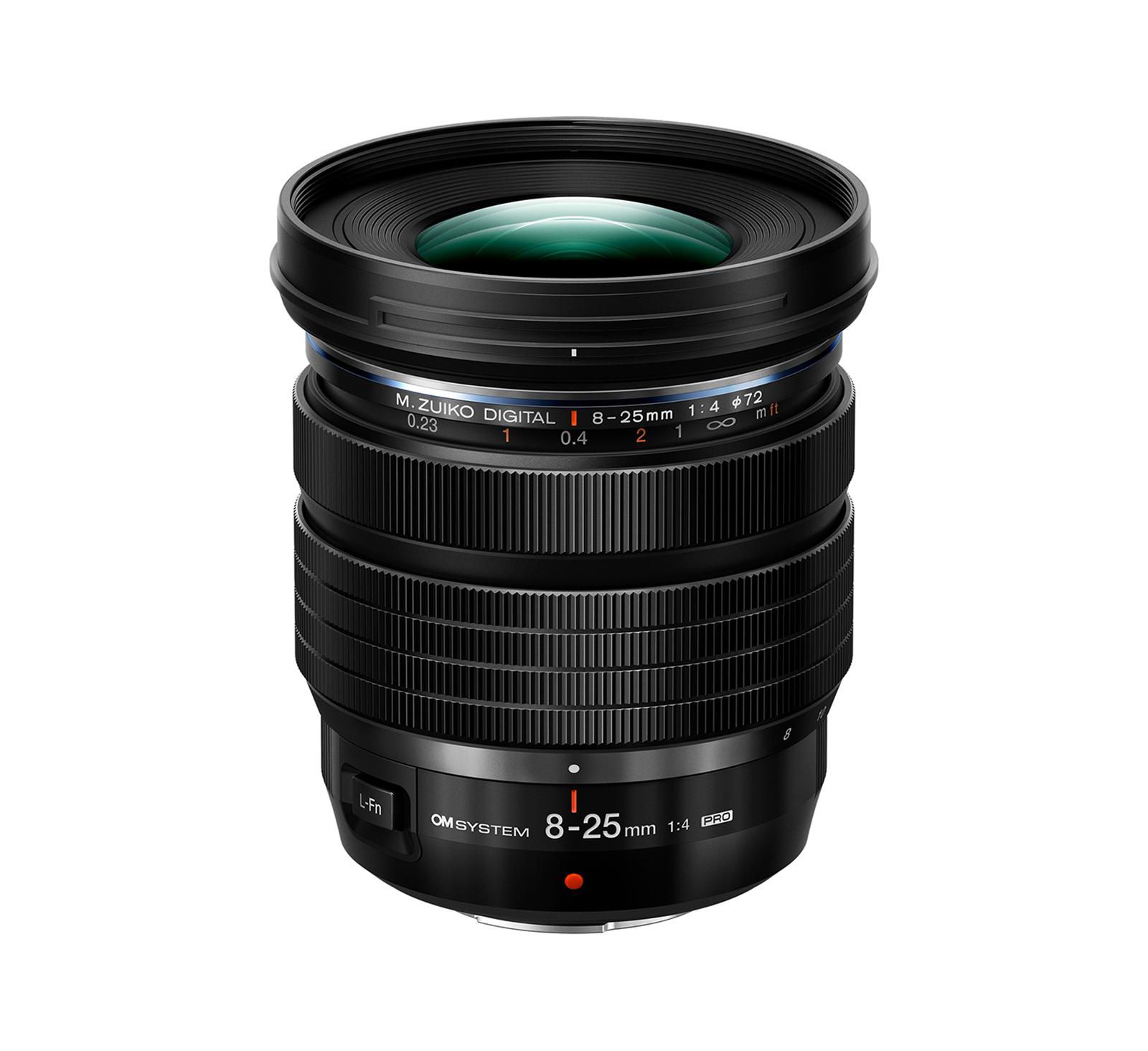 OM SYSTEM M.Zuiko Digital ED 8-25mm f/4 PRO объектив для Micro Four Thirds, Black