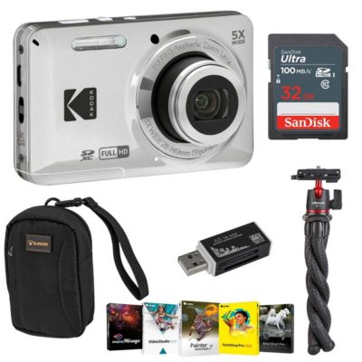 Kodak Pixpro FZ55 1080p Full HD Compact Point-and-Shoot Digital Camera
