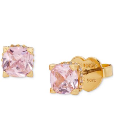 kate spade new york серьги-гвоздики Cubic Zirconia Square