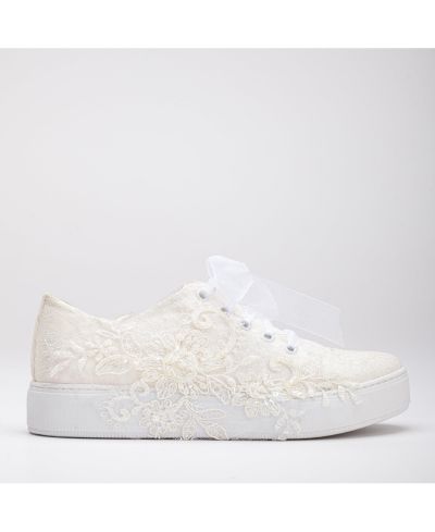 Свадебные кеды с кружевом Elise Lace Bridal