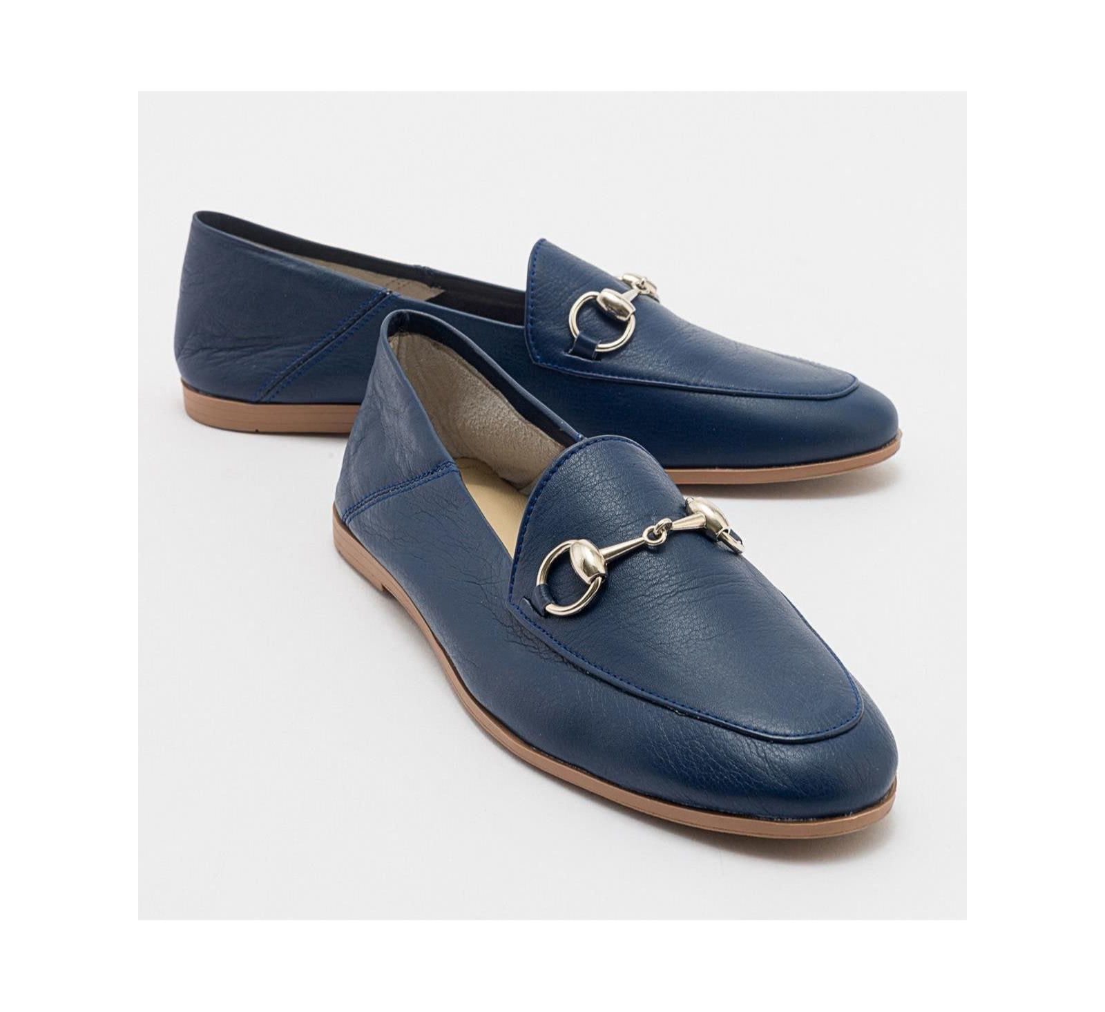 Forever & Always Shoes Women's Penny Leather Horsebit Loafers