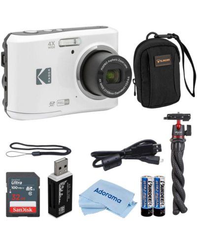 Kodak PIXPRO FZ45 Цифровая камера Full HD, White