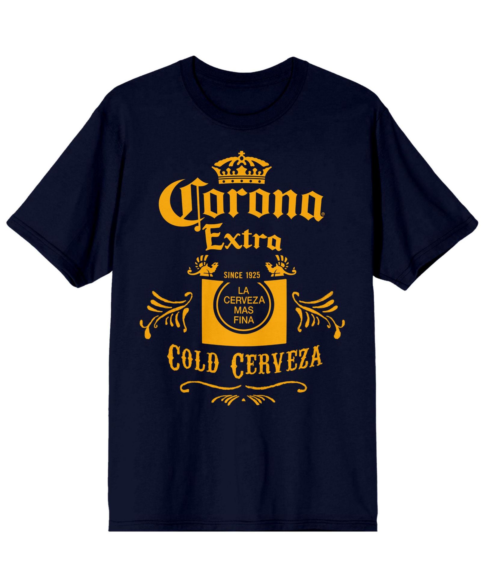 Corona мужская футболка темно-синего цвета