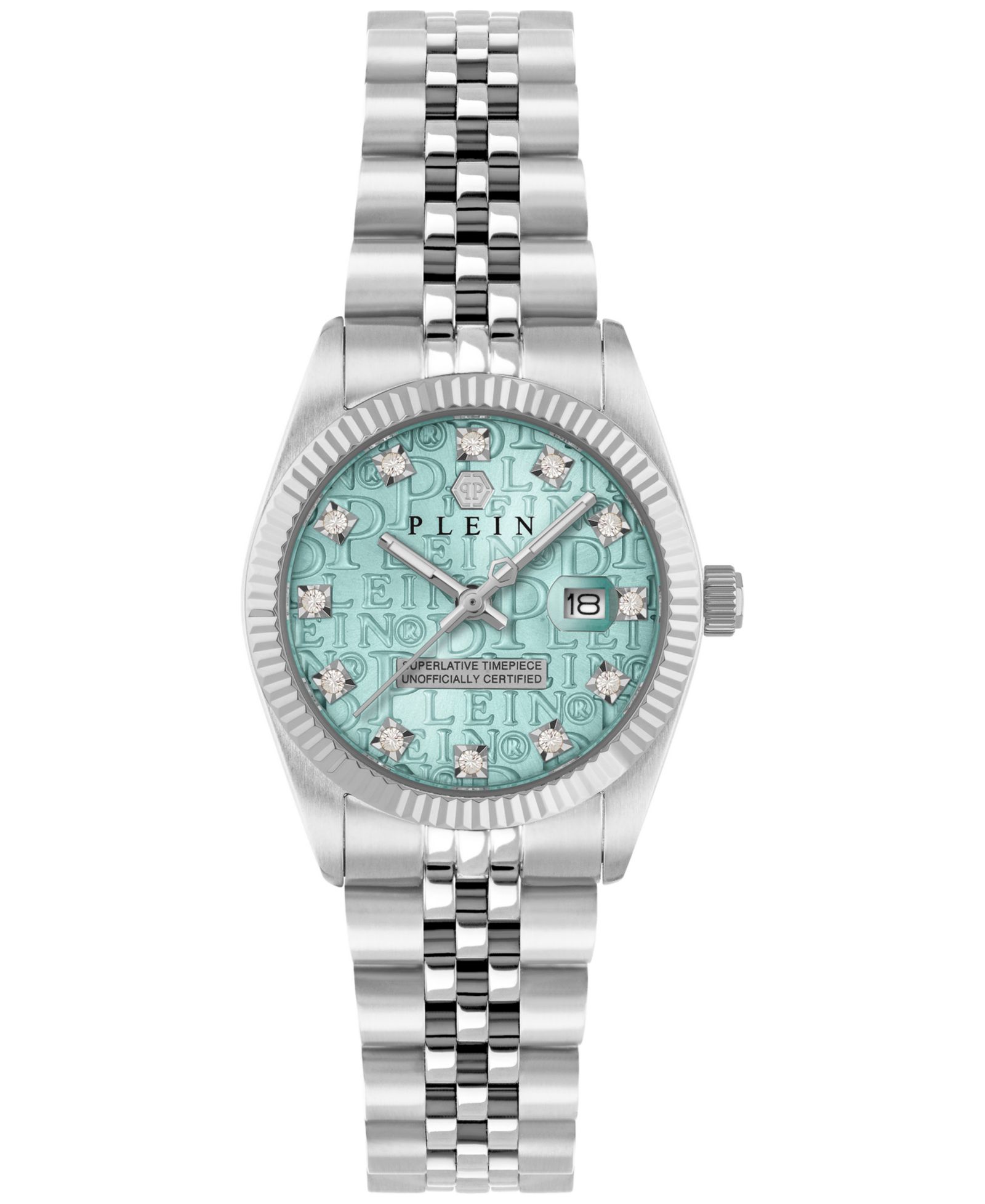 Женские наручные часы Philipp Plein Date Superlative из нержавеющей стали 28mm