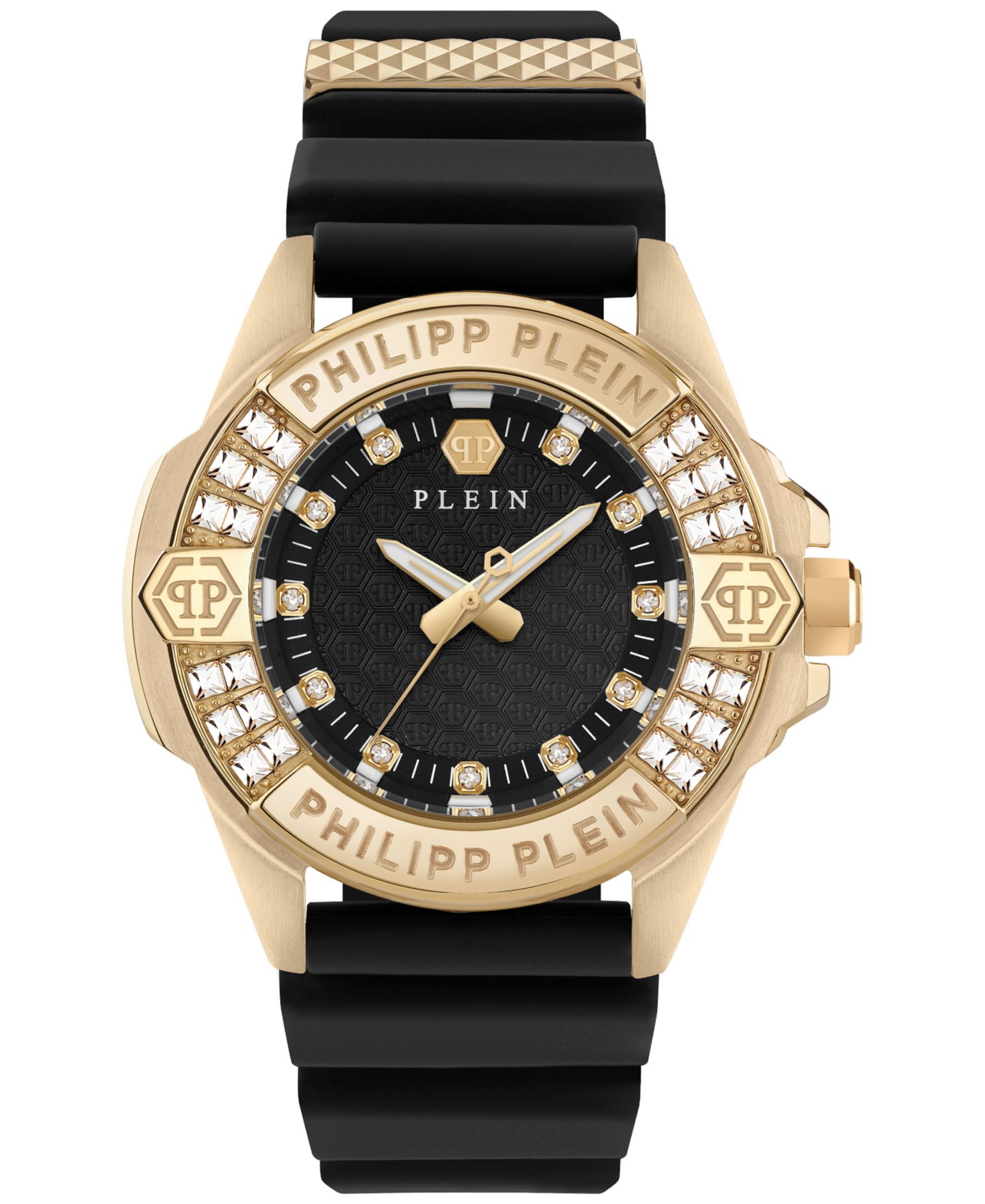 Philipp Plein Женские часы Majesty Black Silicone Strap 38mm