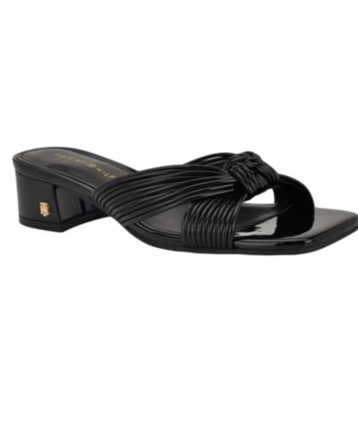 Женские сандалии Tommy Hilfiger Women's Philie с узким перекрестным ремешком и каблуком
