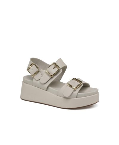 Off white leather