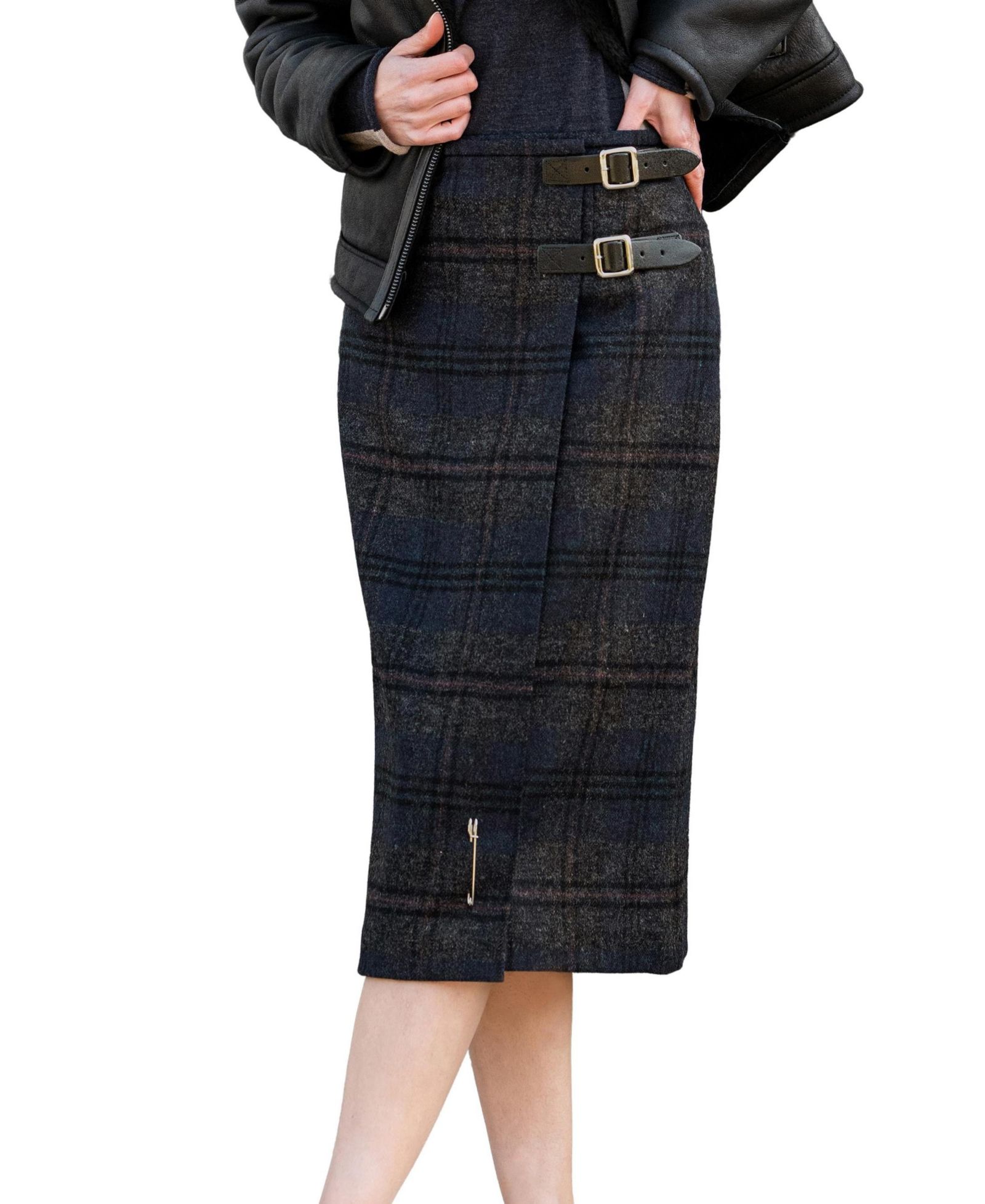 Юбка миди Celtic & Co. Women's в клетку тартан