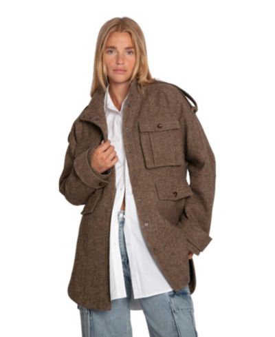 Belle & Bloom Women's All My Love Wool Overshirt