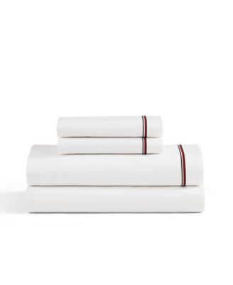 Tommy Hilfiger комплект постельного белья из хлопка перкаля 200-Thread Count, 4-Pc., King