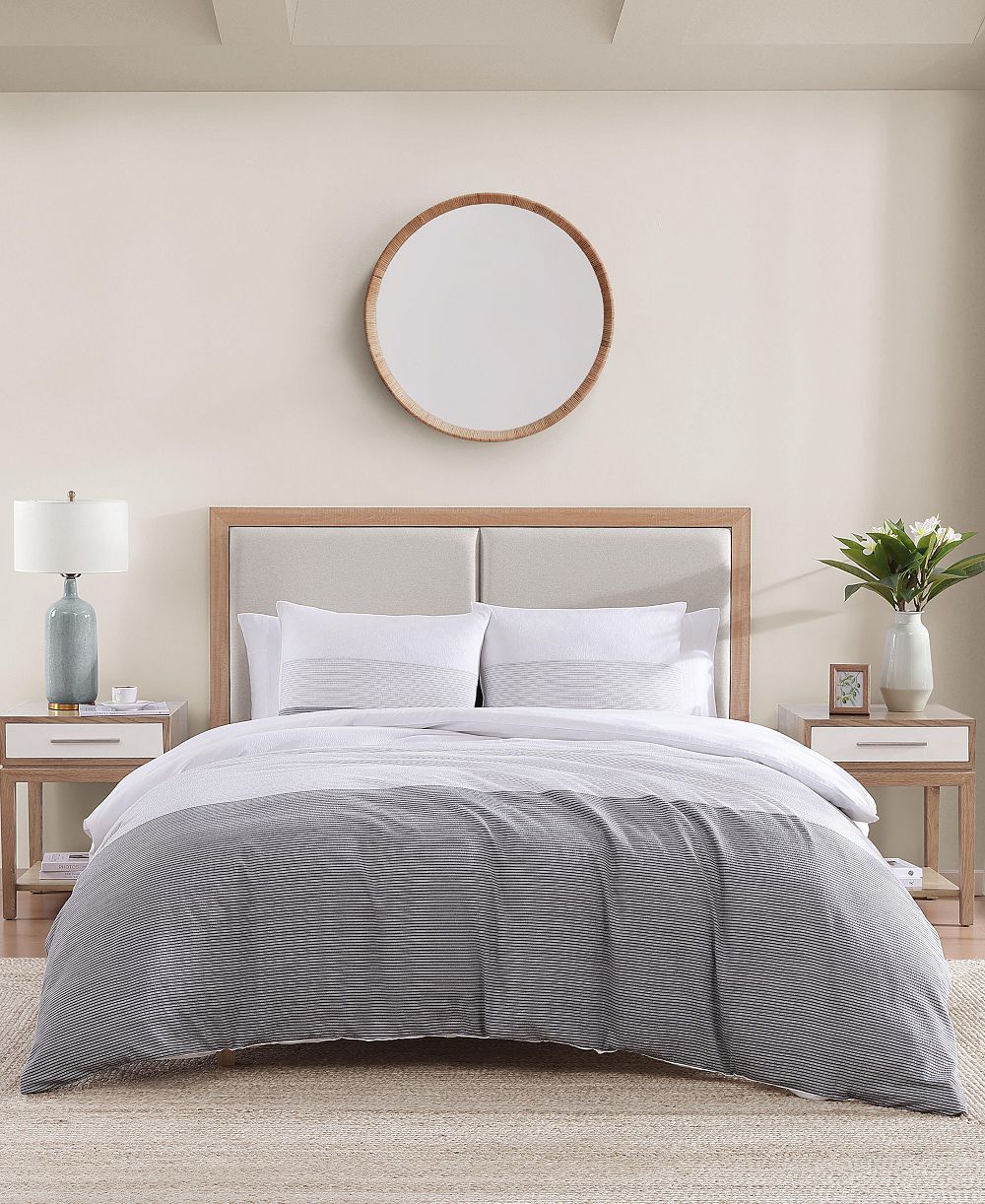 Комплект из 2 предметов Tommy Hilfiger Montauk Seersucker Duvet Cover, Twin