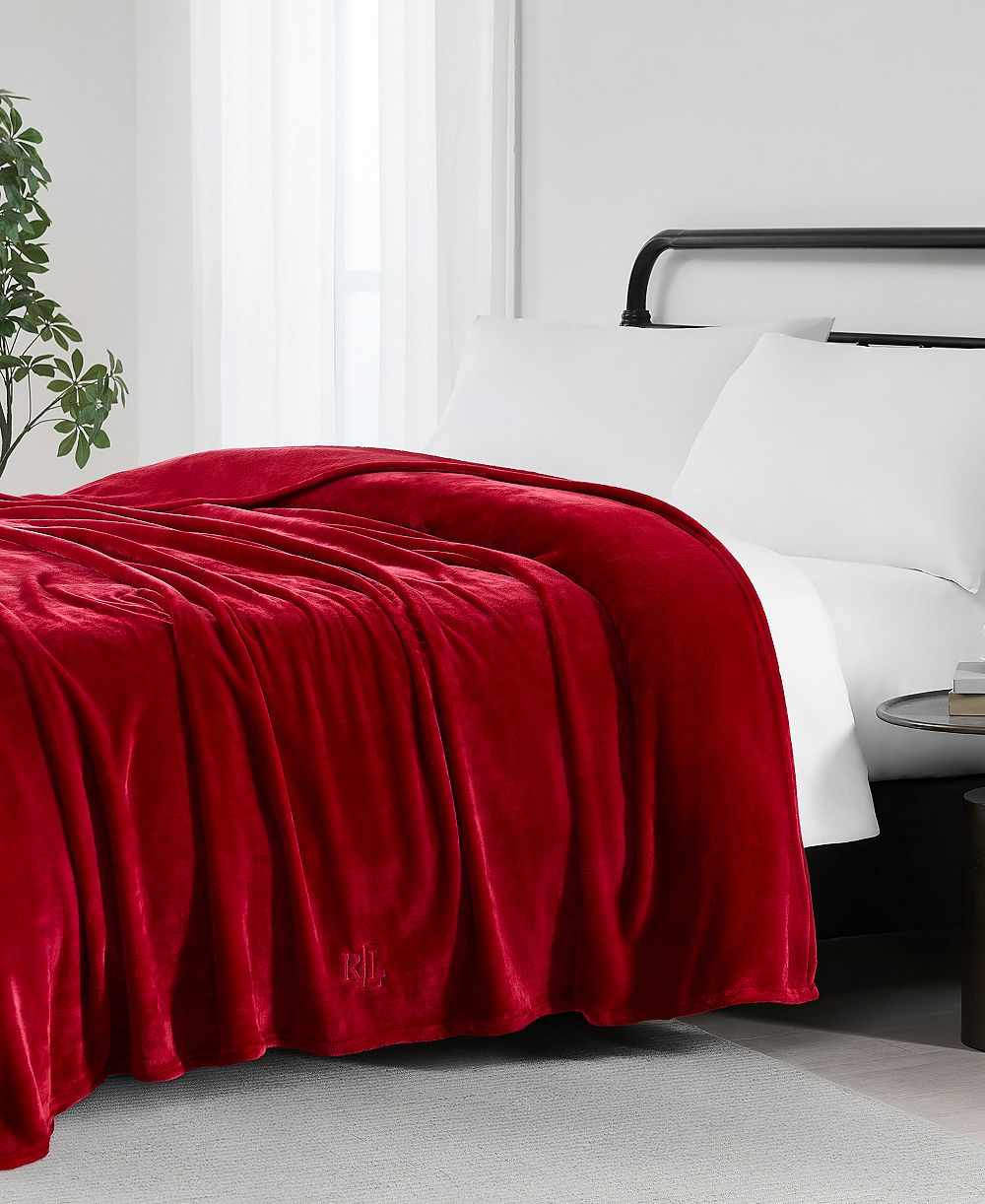 Lauren Ralph Lauren Micromink Plush Blanket, King